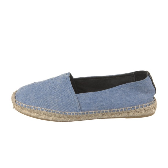 Saint Laurent Denim Espadrilles - Picture 2 of 5